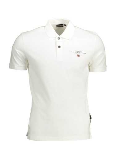 NAPAPIJRI POLO SHORT SLEEVE MAN WHITE