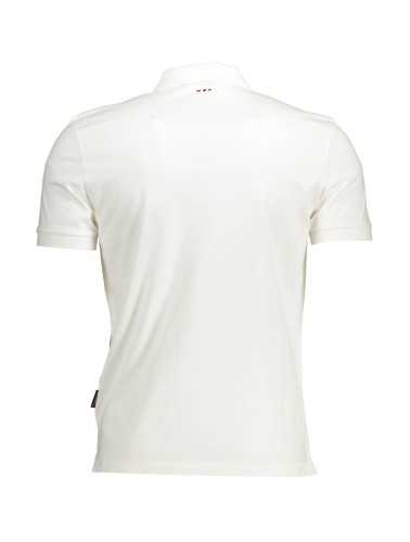 NAPAPIJRI POLO SHORT SLEEVE MAN WHITE