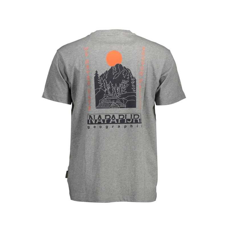 NAPAPIJRI T-SHIRT MANICHE CORTE UOMO GRIGIO