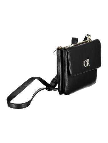 CALVIN KLEIN BLACK WOMAN SHOULDER BAG