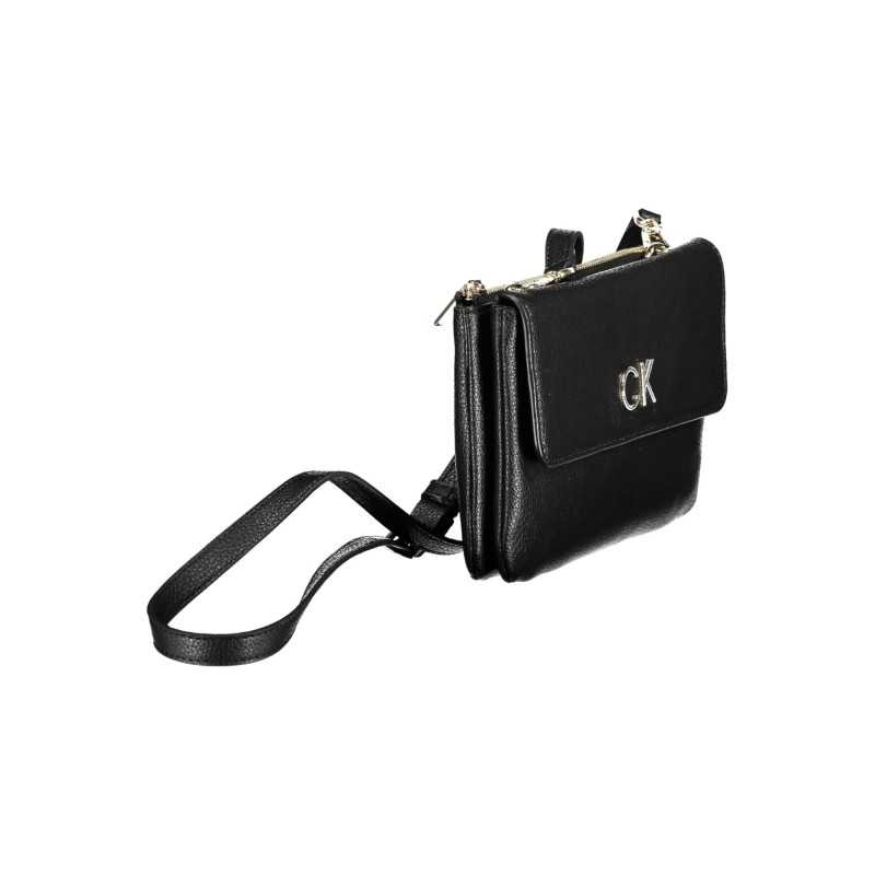 CALVIN KLEIN BLACK WOMAN SHOULDER BAG