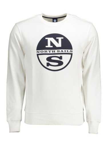 NORTH SAILS SWEATSHIRT WITHOUT ZIP MAN WHITE