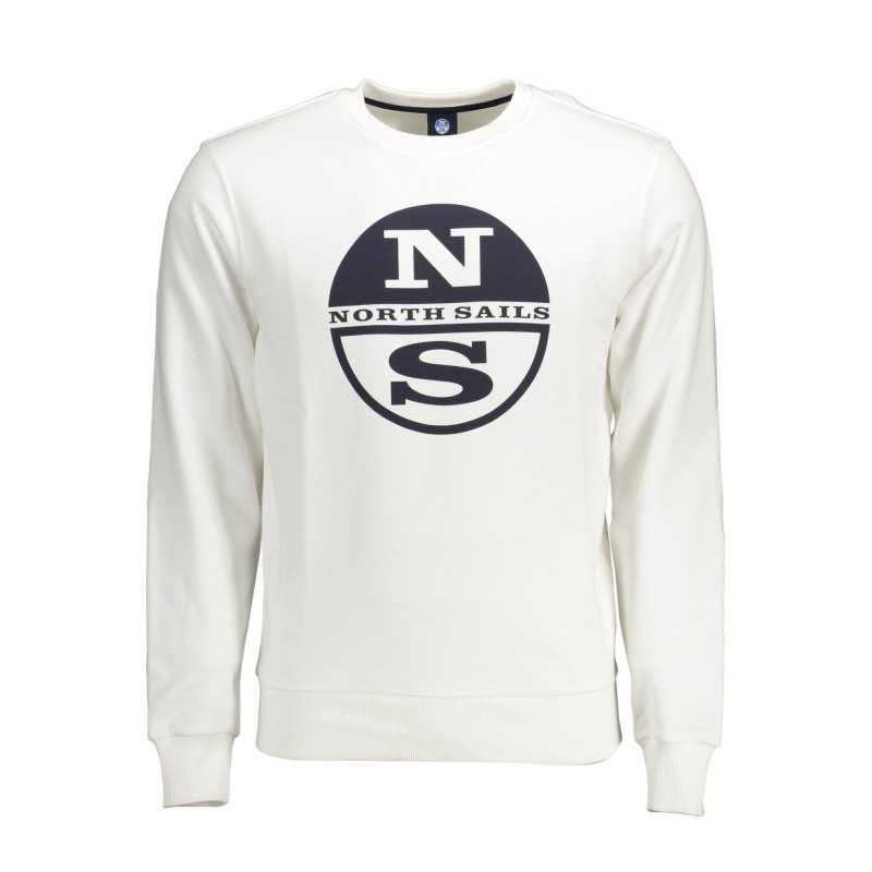 NORTH SAILS FELPA SENZA ZIP UOMO BIANCO