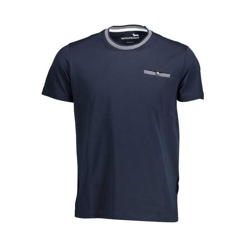 HARMONT & BLAINE MEN'S SHORT SLEEVE T-SHIRT BLUE