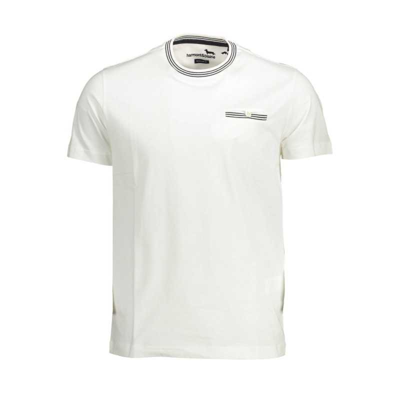 HARMONT & BLAINE T-SHIRT MANICHE CORTE UOMO BIANCO