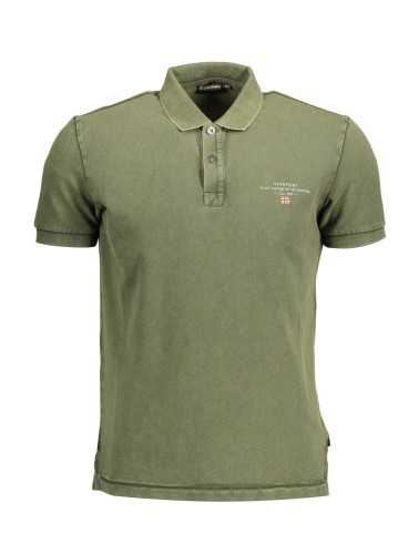 NAPAPIJRI GREEN MAN SHORT SLEEVE POLO