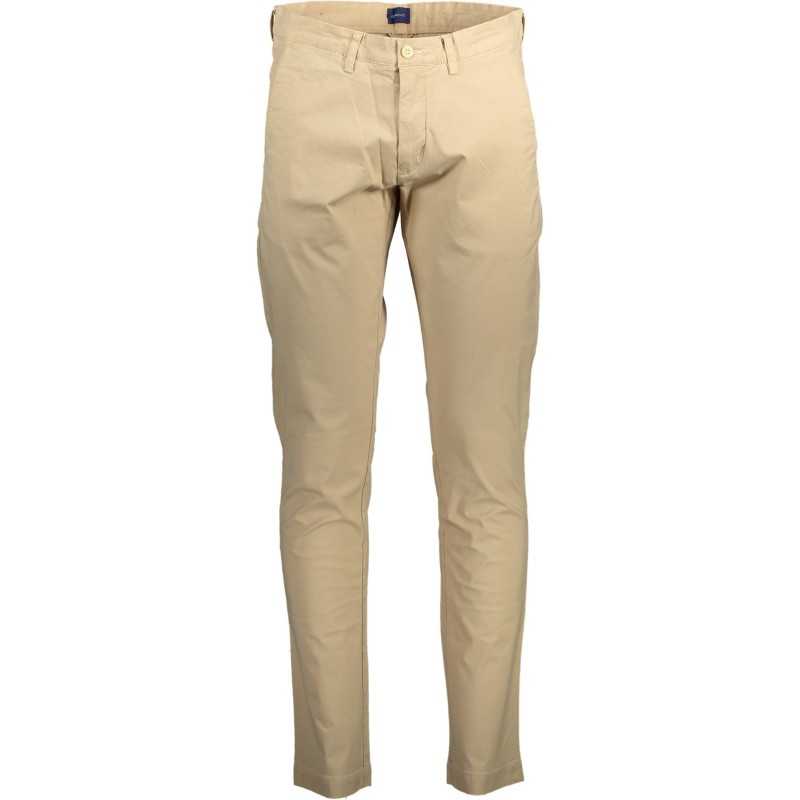 GANT MEN'S BEIGE TROUSERS