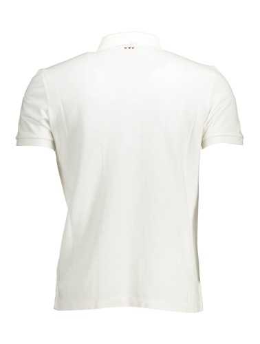 NAPAPIJRI POLO SHORT SLEEVE MAN WHITE