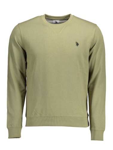 US POLO SWEATSHIRT WITHOUT ZIP MAN GREEN