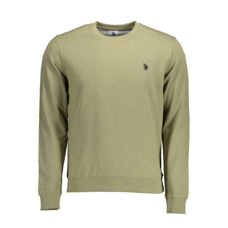 US POLO SWEATSHIRT WITHOUT ZIP MAN GREEN