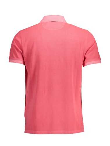 GANT MEN'S PINK SHORT SLEEVE POLO SHIRT