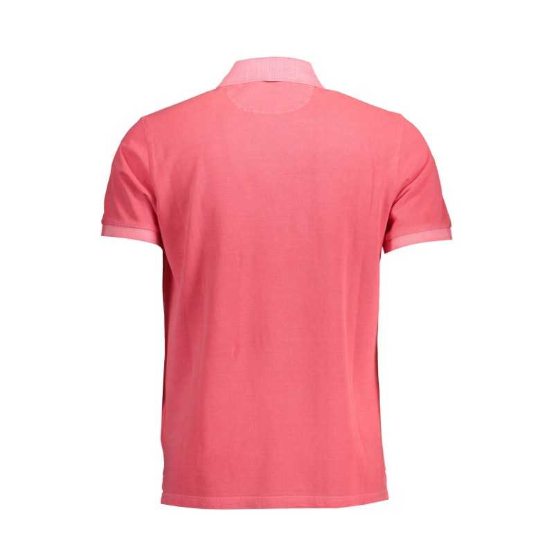 GANT MEN'S PINK SHORT SLEEVE POLO SHIRT