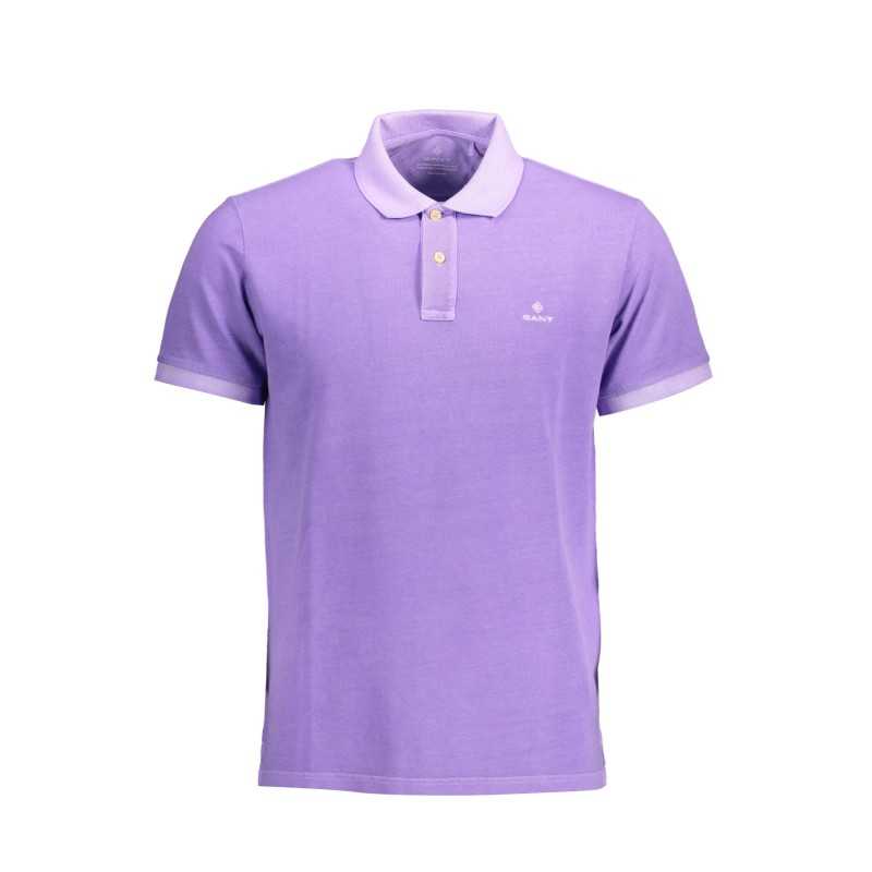 GANT MEN'S SHORT SLEEVE POLO PURPLE