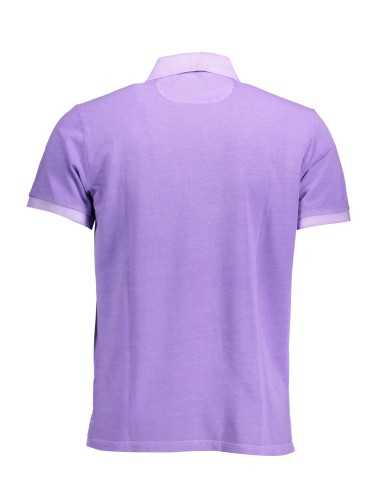 GANT MEN'S SHORT SLEEVE POLO PURPLE