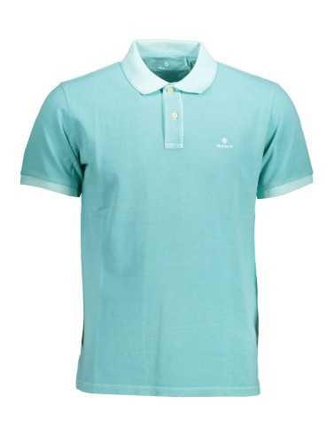 GANT GREEN MEN'S SHORT SLEEVE POLO SHIRT