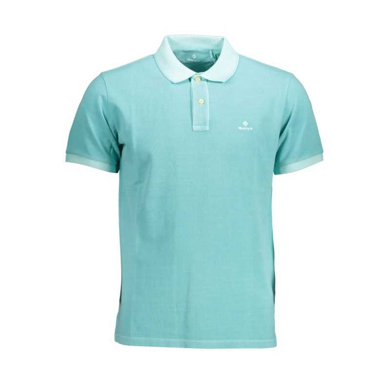 GANT GREEN MEN'S SHORT SLEEVE POLO SHIRT