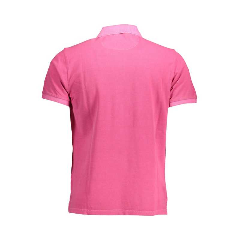 GANT MEN'S PINK SHORT SLEEVE POLO SHIRT