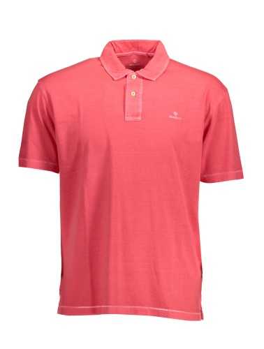 GANT MEN'S PINK SHORT SLEEVE POLO SHIRT