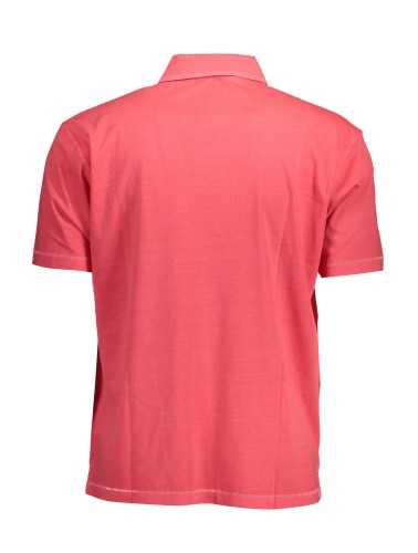 GANT MEN'S PINK SHORT SLEEVE POLO SHIRT