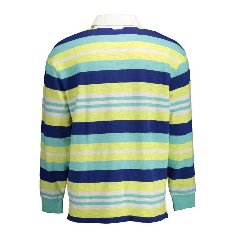 GANT MEN'S YELLOW LONG SLEEVE POLO SHIRT