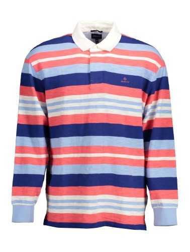 GANT LONG SLEEVE POLO SHIRT MAN LIGHT BLUE