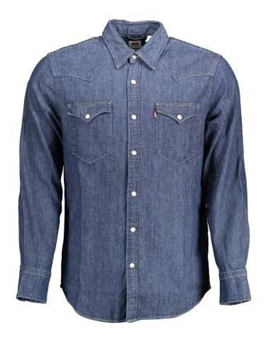 LEVI'S MEN'S BLUE LONG SLEEVE SHIRT