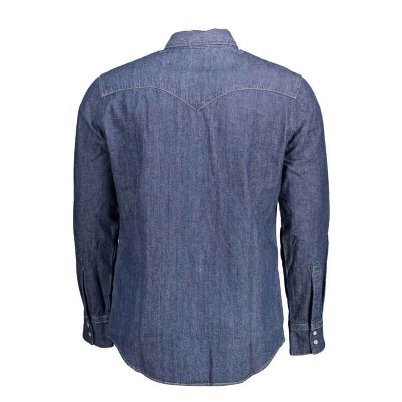 LEVI'S MEN'S BLUE LONG SLEEVE SHIRT