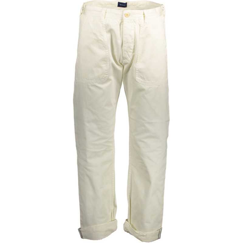 GANT MEN'S WHITE TROUSERS