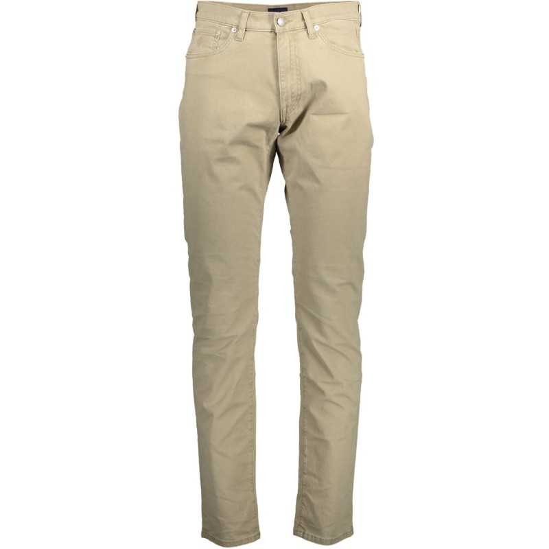 GANT MEN'S BEIGE TROUSERS