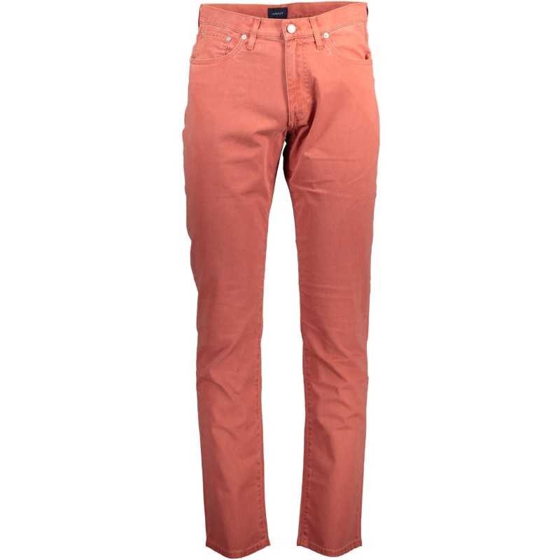 GANT RED MEN'S TROUSERS