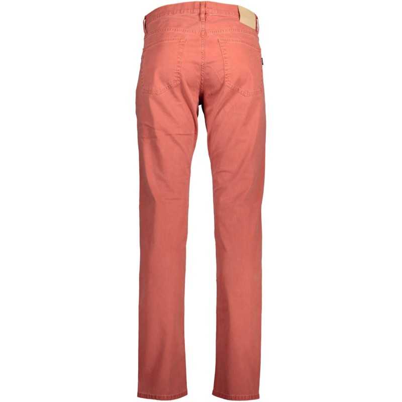 GANT RED MEN'S TROUSERS