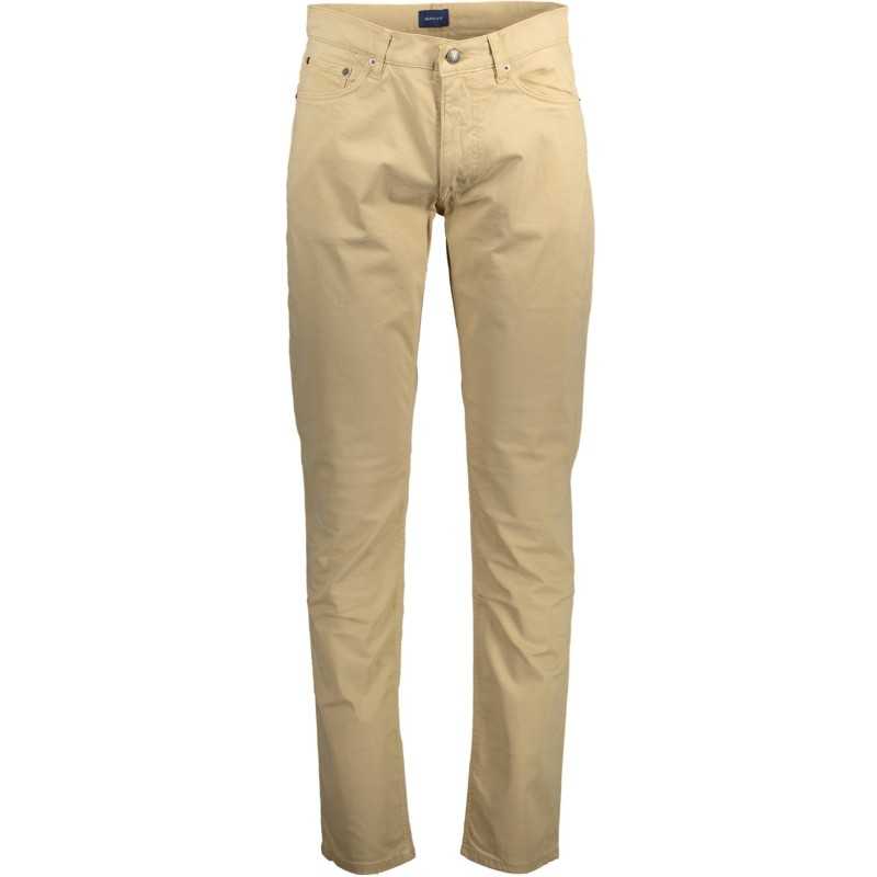 GANT MEN'S BEIGE TROUSERS