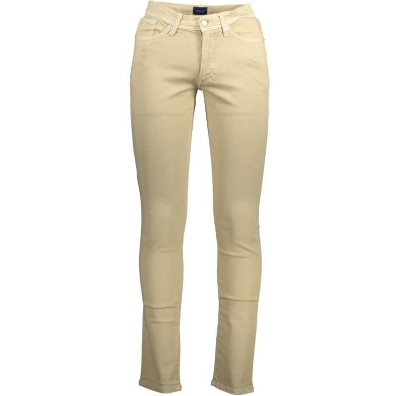 GANT MEN'S BEIGE TROUSERS