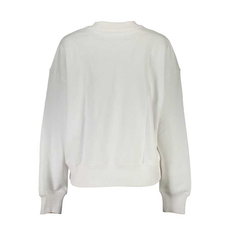 CALVIN KLEIN SWEATSHIRT WITHOUT ZIP WOMAN WHITE