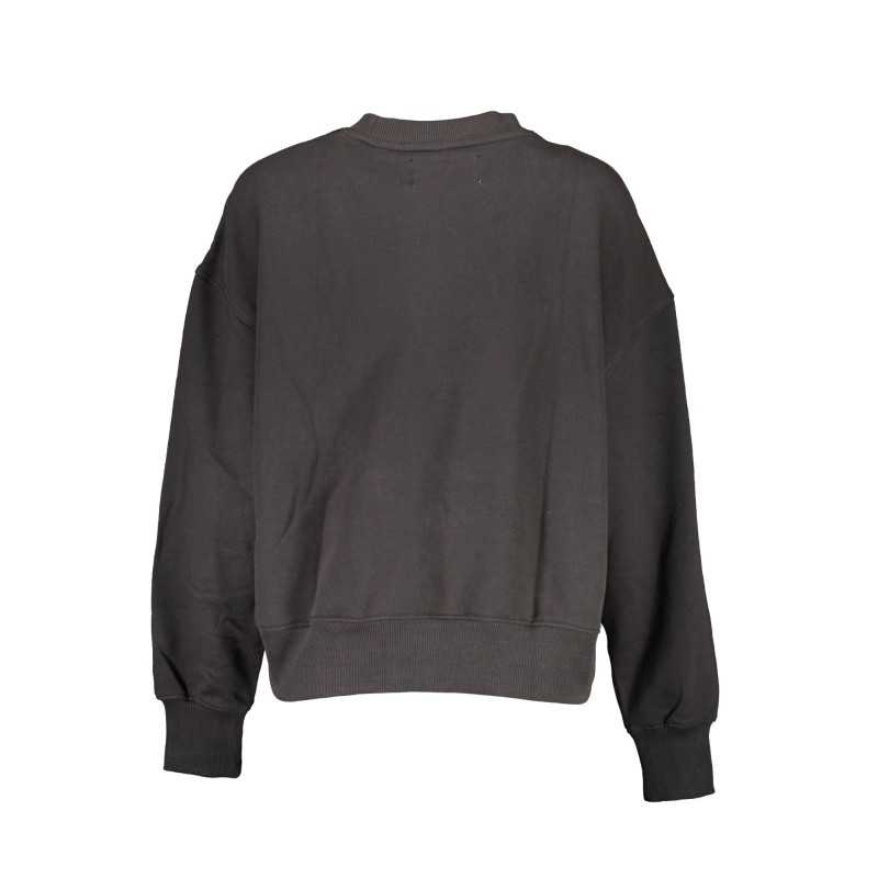 CALVIN KLEIN SWEATSHIRT WITHOUT ZIP WOMAN BLACK