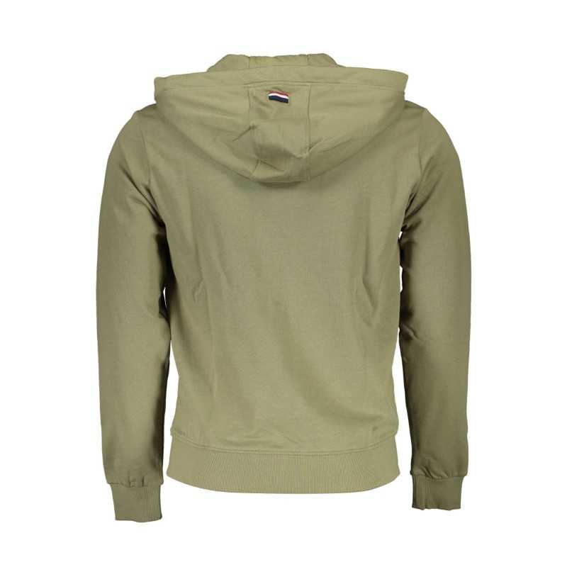 US POLO GREEN MAN SWEATSHIRT WITH ZIP