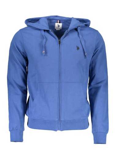 US POLO MEN'S BLUE SWEATSHIRT WITH ZIP