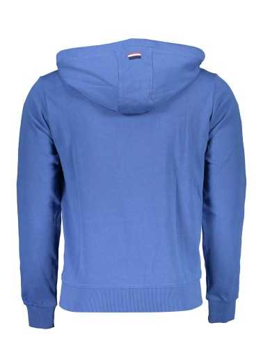 US POLO MEN'S BLUE SWEATSHIRT WITH ZIP