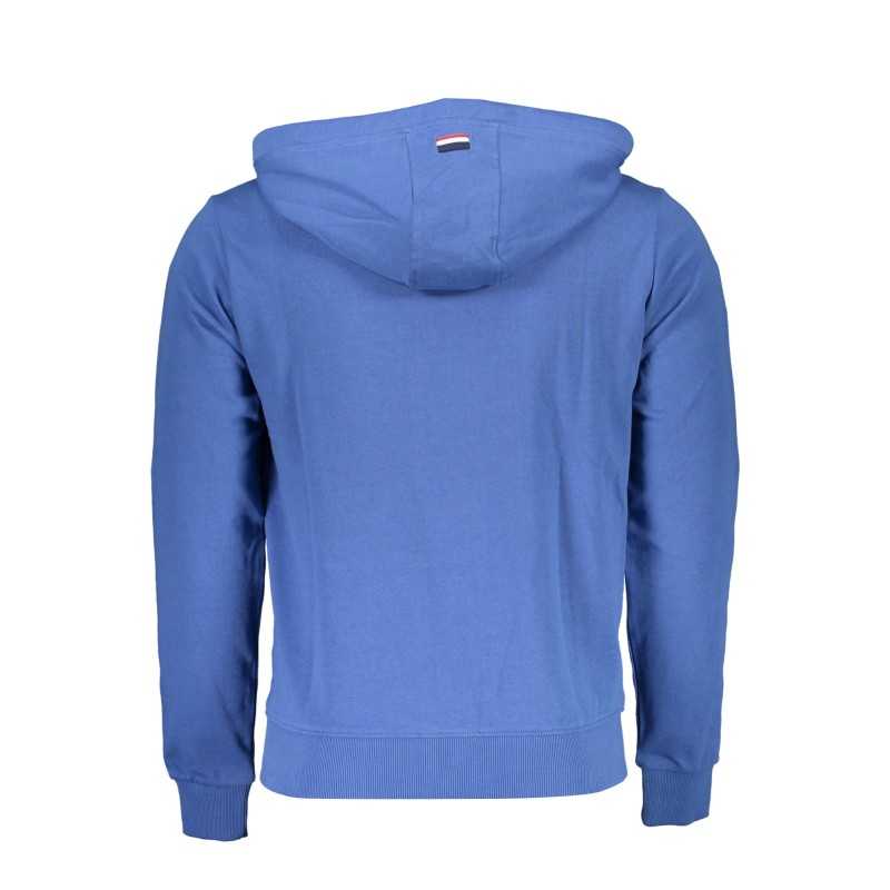 US POLO MEN'S BLUE SWEATSHIRT WITH ZIP