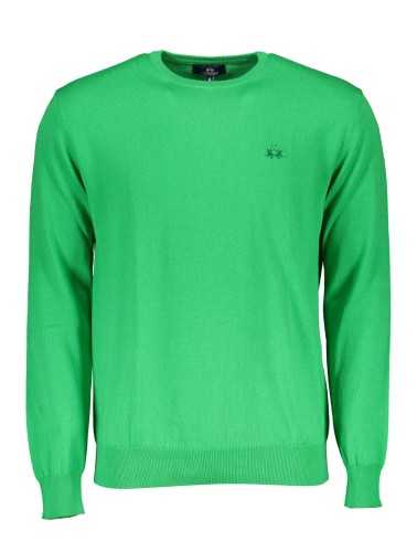 LA MARTINA MEN'S GREEN SWEATER