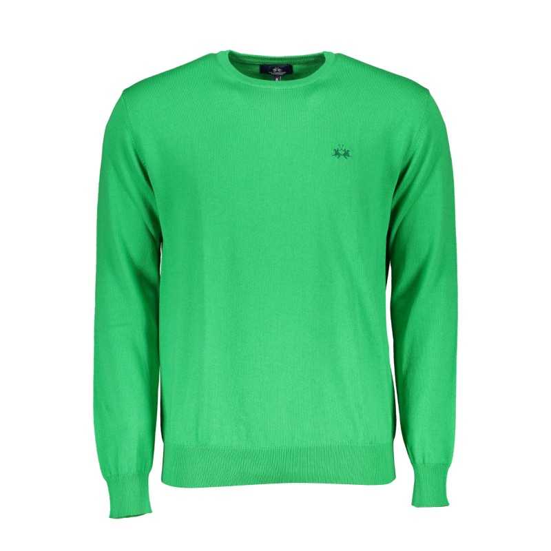 LA MARTINA MEN'S GREEN SWEATER