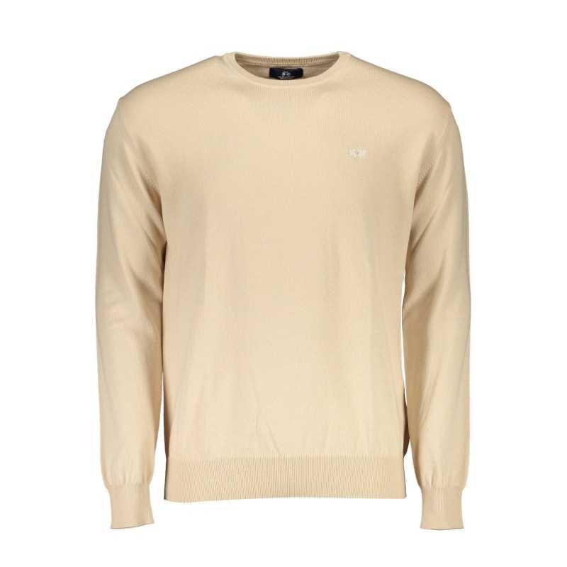 LA MARTINA BEIGE MEN'S SWEATER