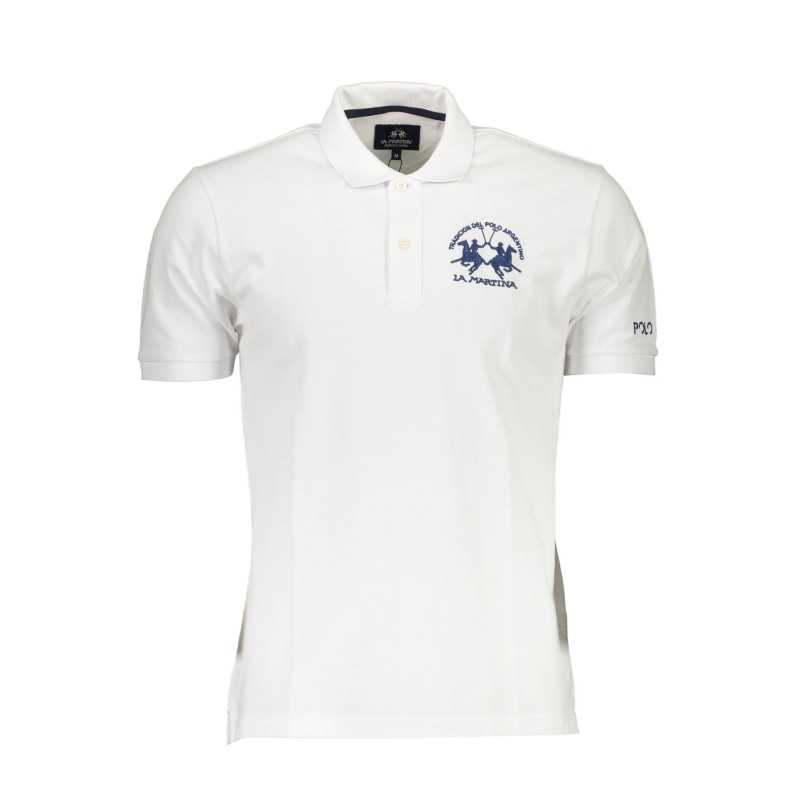 LA MARTINA POLO SHORT SLEEVE MAN WHITE