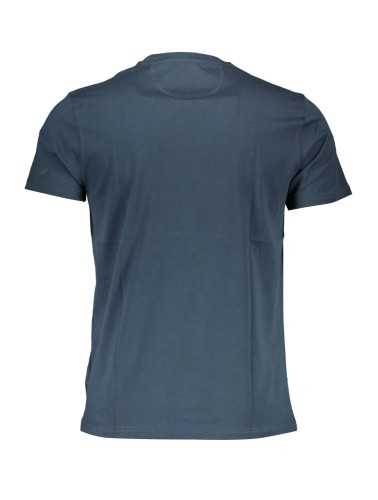 LA MARTINA MEN'S BLUE SHORT SLEEVE T-SHIRT