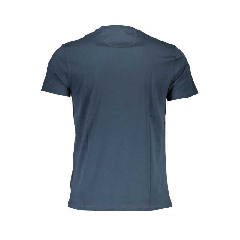 LA MARTINA MEN'S BLUE SHORT SLEEVE T-SHIRT