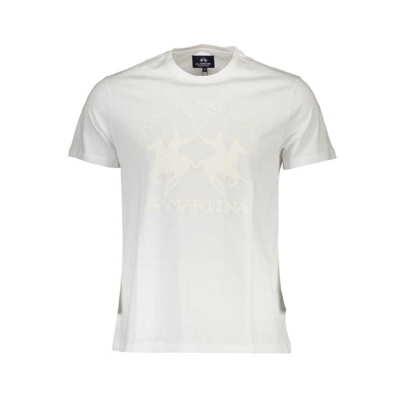 LA MARTINA T-SHIRT MANICHE CORTE UOMO BIANCO