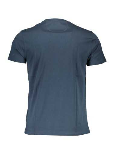 LA MARTINA MEN'S BLUE SHORT SLEEVE T-SHIRT