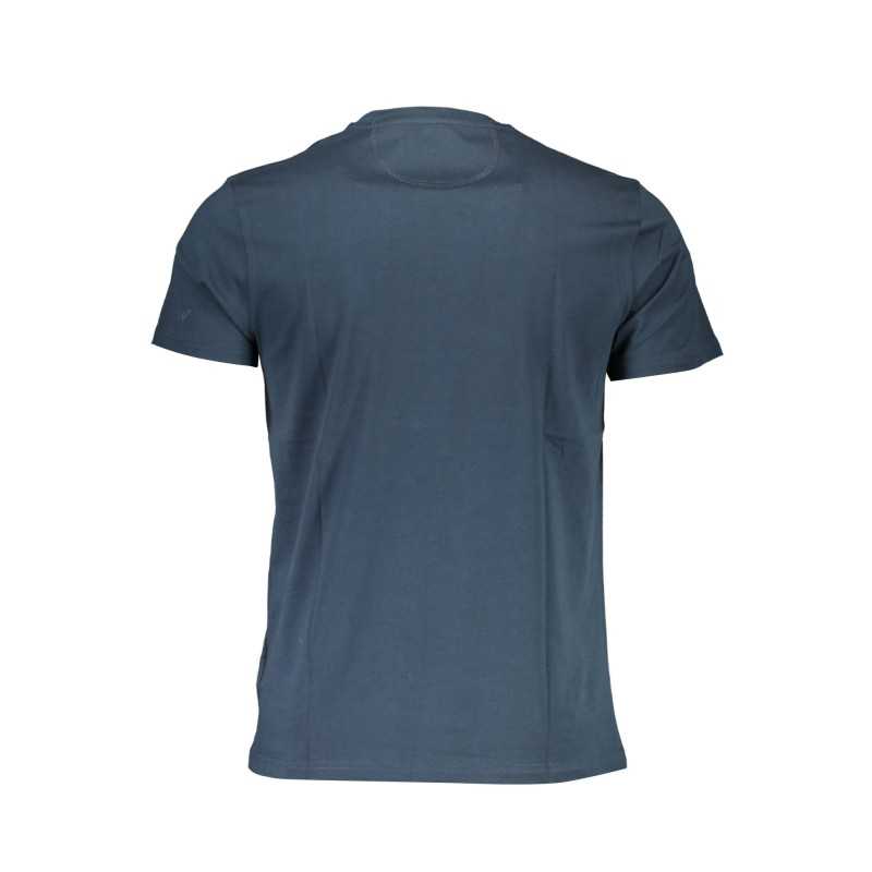 LA MARTINA MEN'S BLUE SHORT SLEEVE T-SHIRT