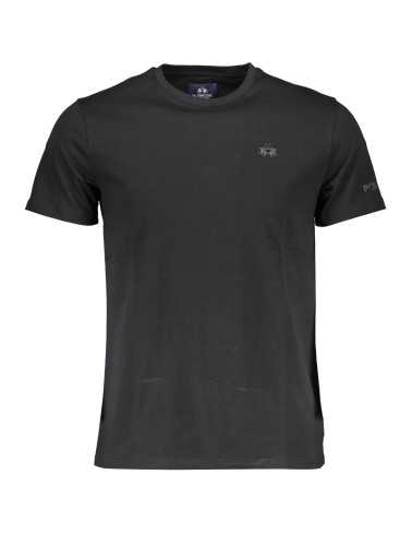 LA MARTINA MEN'S SHORT SLEEVE T-SHIRT BLACK