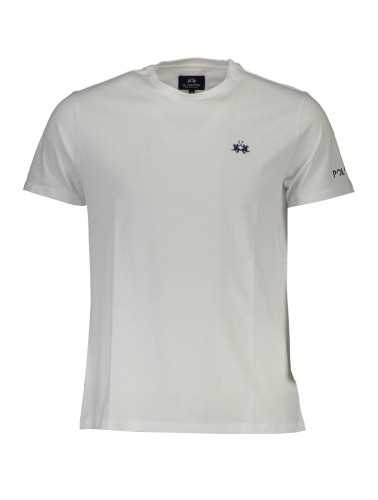 LA MARTINA WHITE MEN'S SHORT SLEEVE T-SHIRT